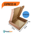 Kit 25 - Cajas express M - 22.5 × 22.5 × 5 cm